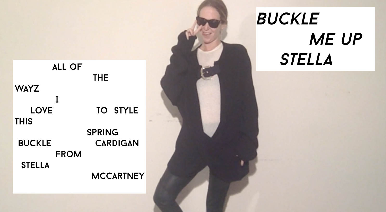 Buckle Me Up Stella: How I Love To Style This Buckle Cardi from Stella McCartney Spring 2015