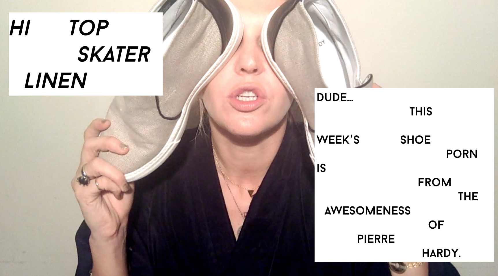 Skater Linen Heaven! Pierre Hardy's Slip-Ons from Spring 2015