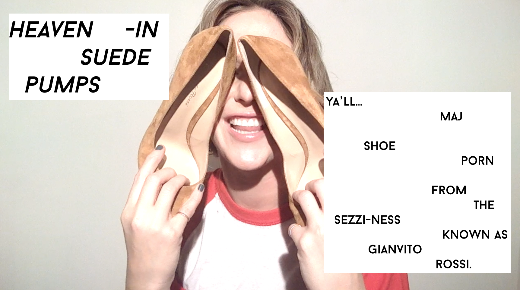 80's Suede Pump Awesomeness from Gianvito Rossi