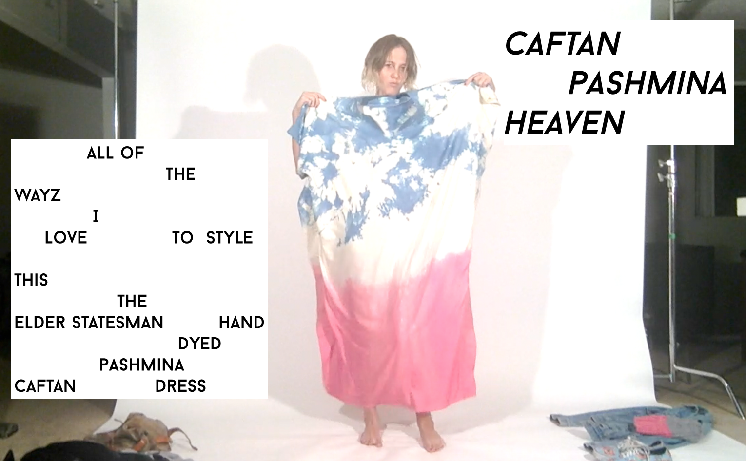 Caftan Pashmina Heaven with The Elder Statesman: How I Style A Caftan