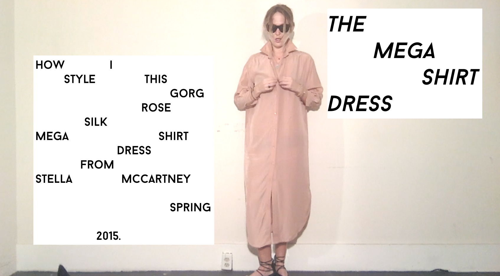 A Maxi Stella McCartney Shirt Dress & How I Style It