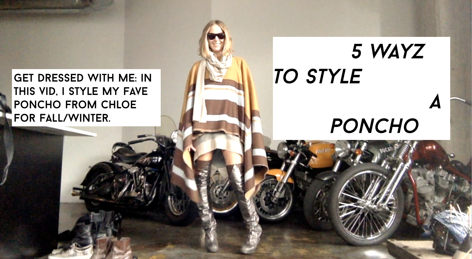 5 Ways I Style A Poncho!