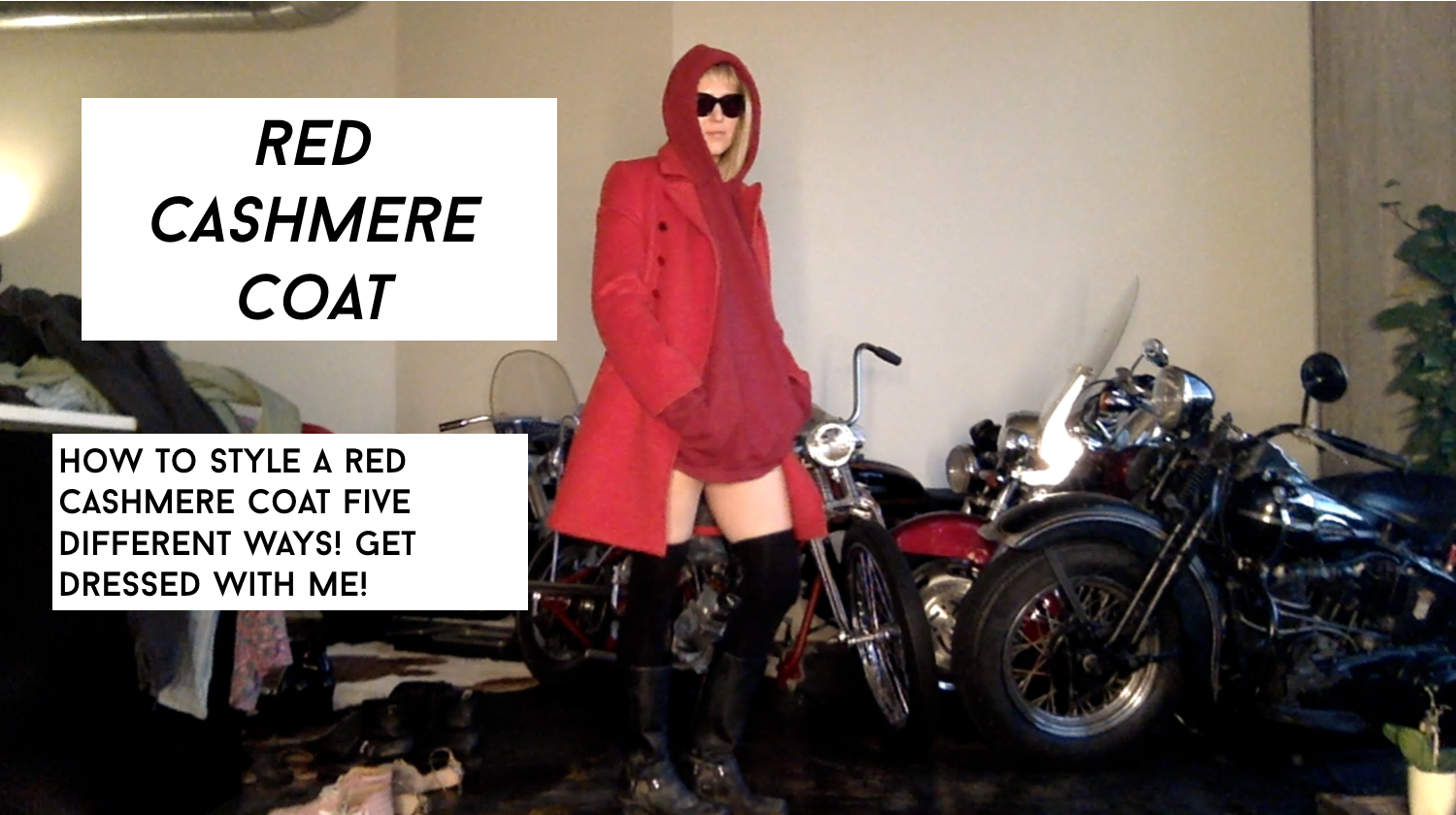 Red Cashmere Coat: How To Style a Long Cashmere Coat