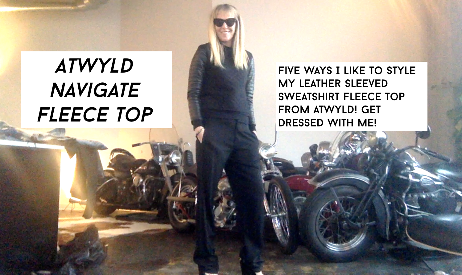 Atwyld Navigate Fleece: How To Style a Sweatshirt with Leather Arms