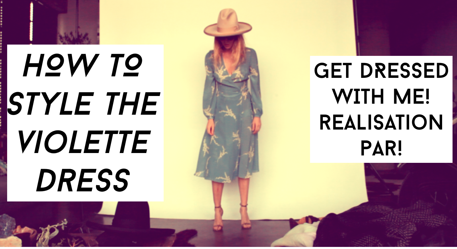 How To Style Realisation Par The Violette Wrap Dress