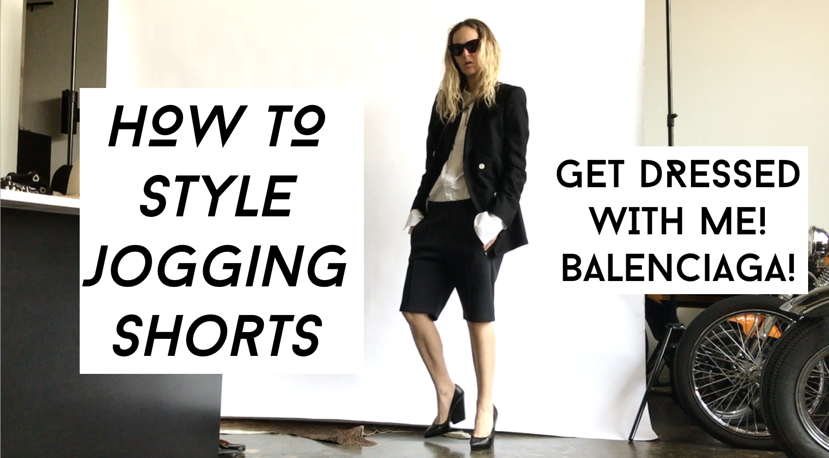 How To Style Jogging Shorts: Get Dressed With Me in these Balenciaga Shorts!
