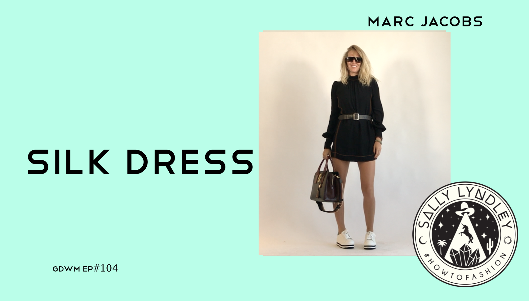 5 Ways to Style A Black Silk Shift Dress with Marc Jacobs