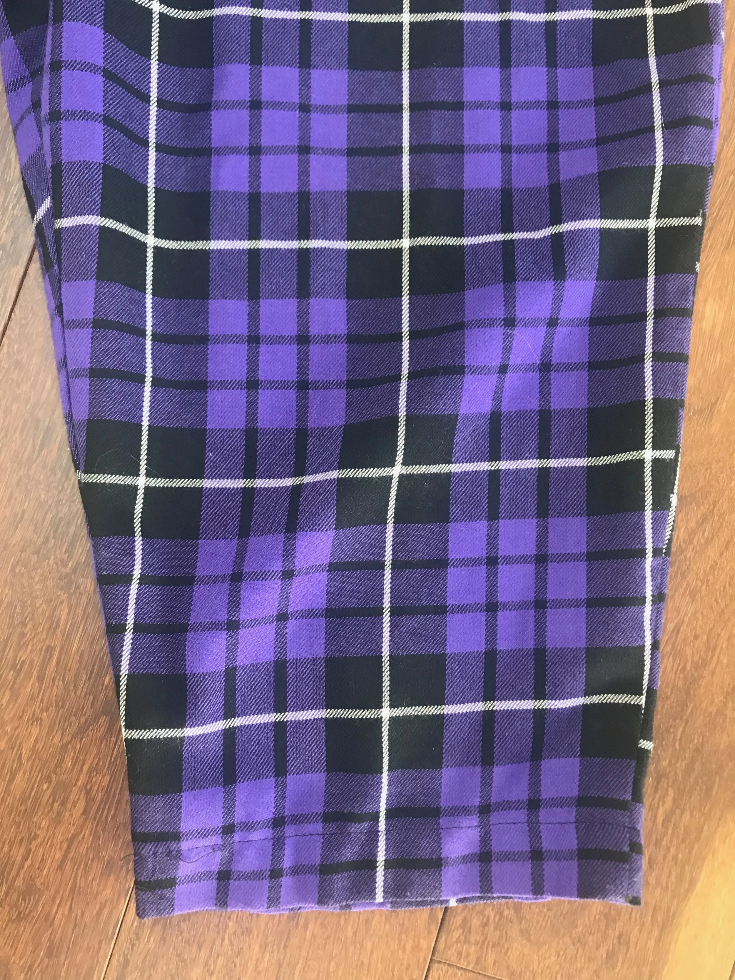 lavender plaid pants