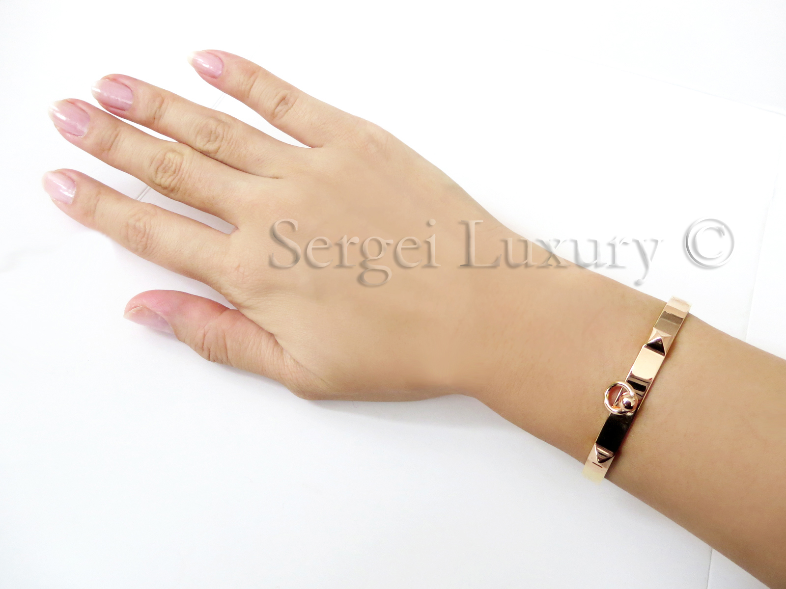 hermes cdc bracelet gold