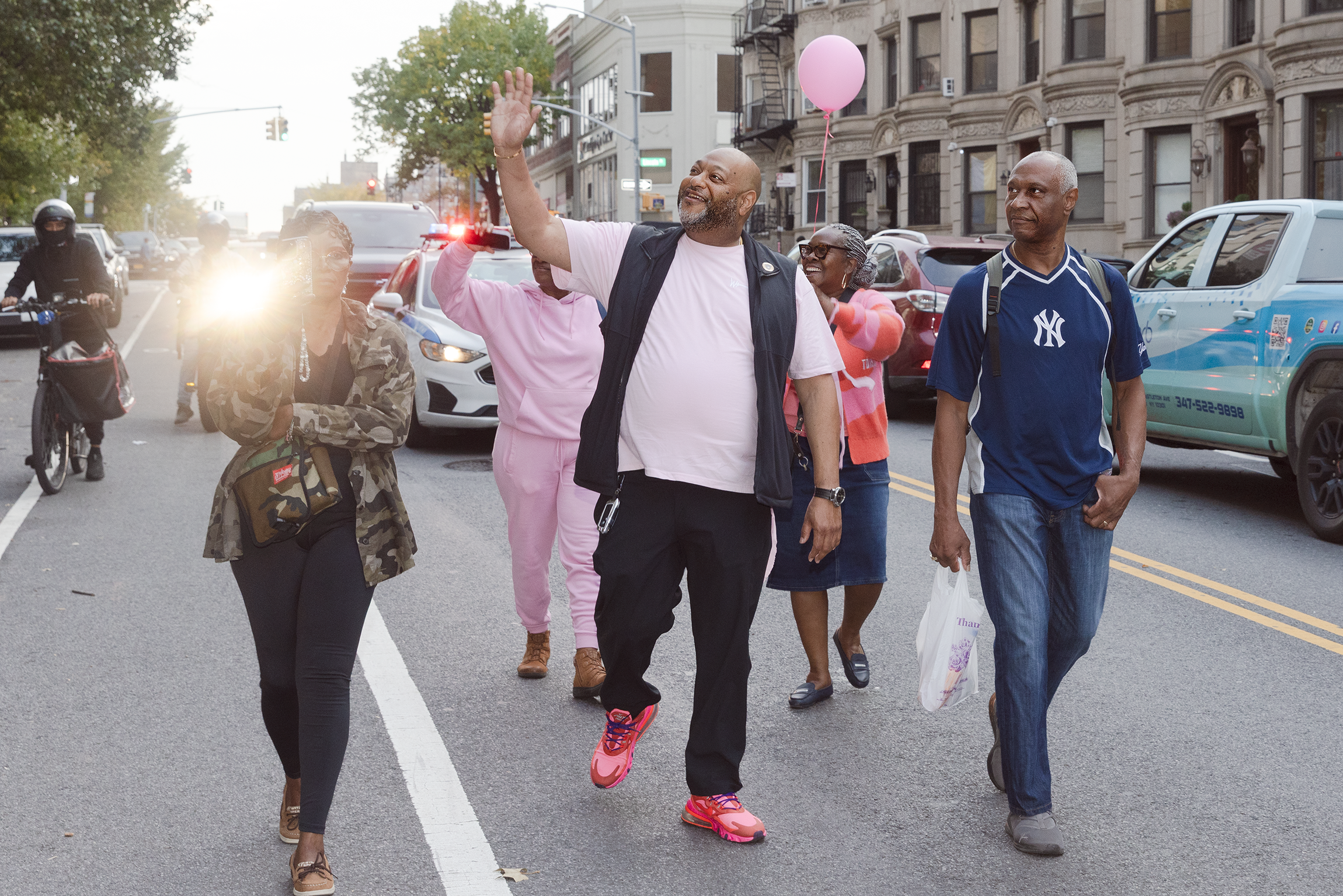 Brian Saunders at the Pink Ribbon Walk