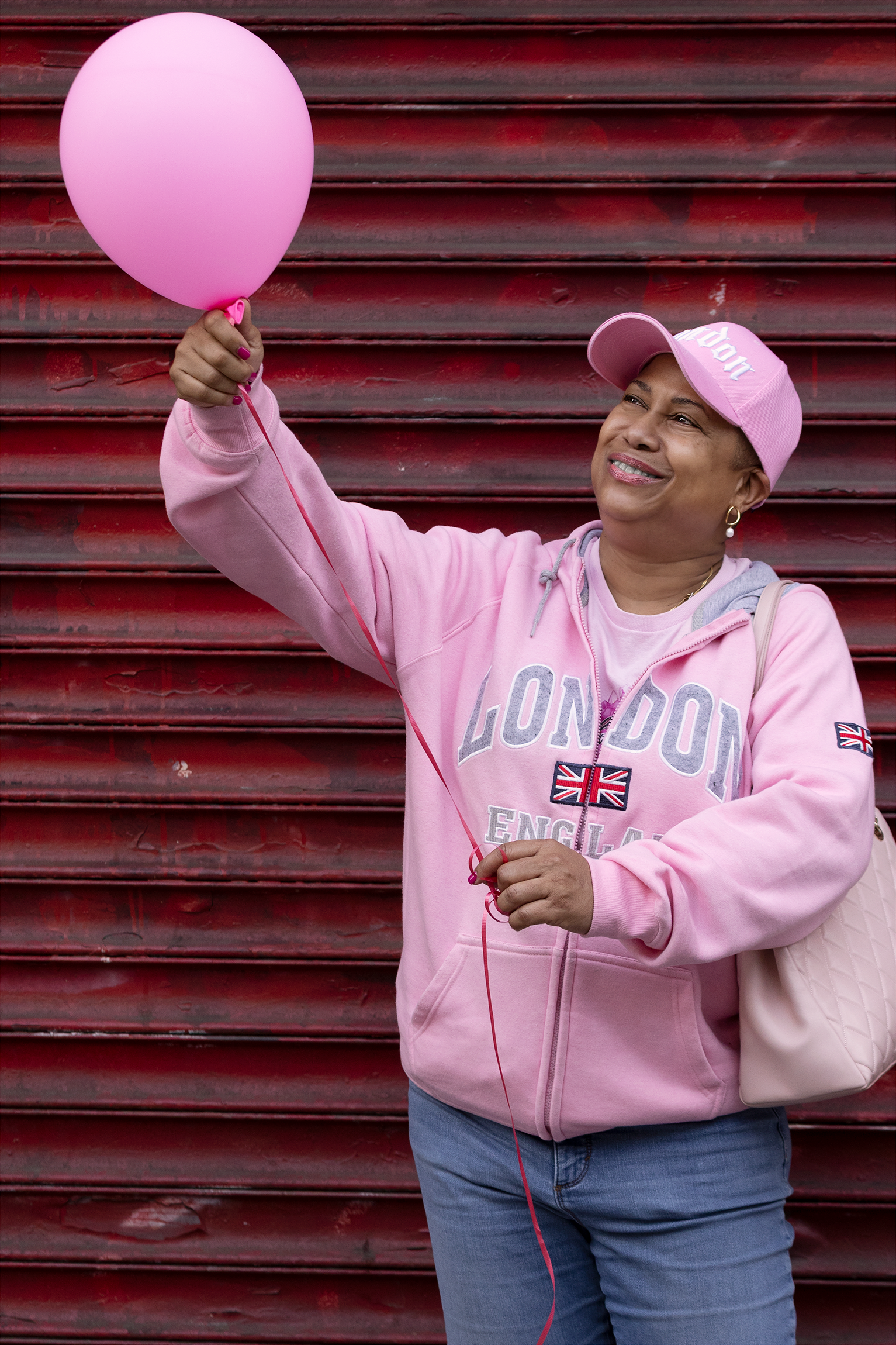 Michelle Tégé at the Pink Ribbon Walk