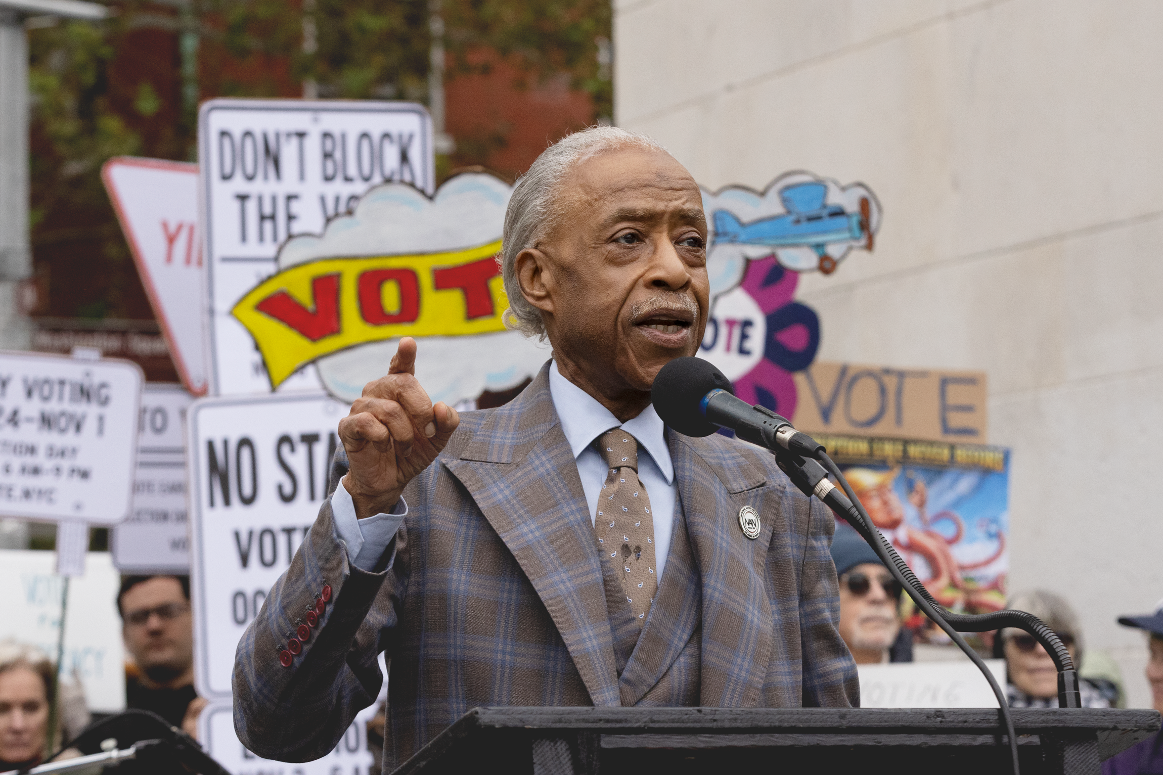 Rev. Al Sharpton at VoteFest NYC