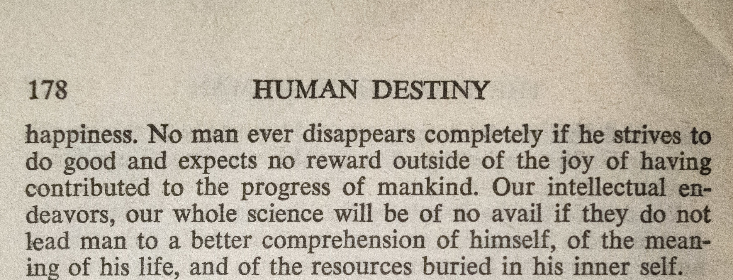 Lecomte du Nouy - Human Destiny
