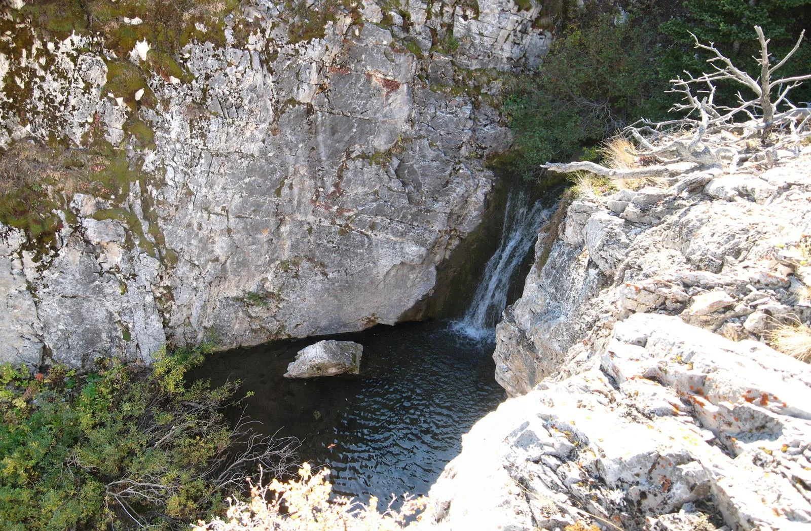 Waterfalls on Willow Creek gorge Fairview Trail.jpg