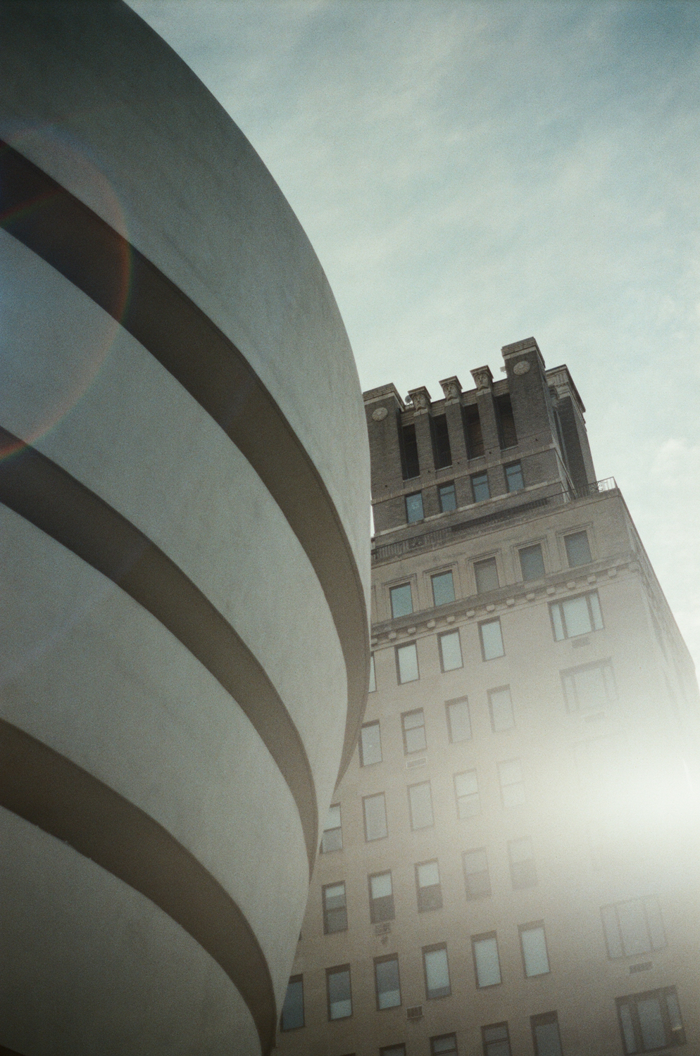 Strolling through Central Park to the Guggenheim.