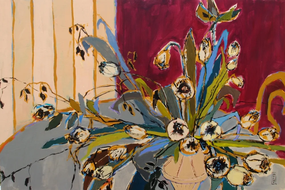 "Tulips In Vase"