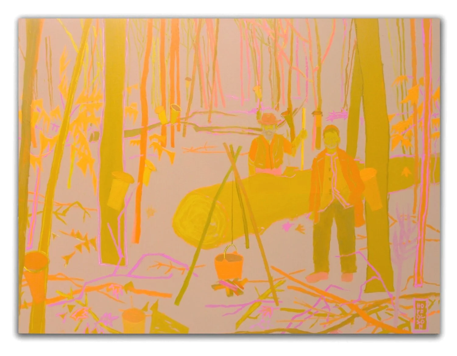"Maple Men" Painting