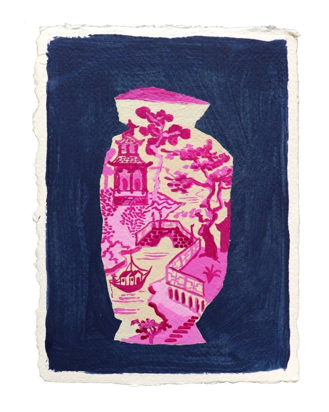 "Chinoiserie In Pink"