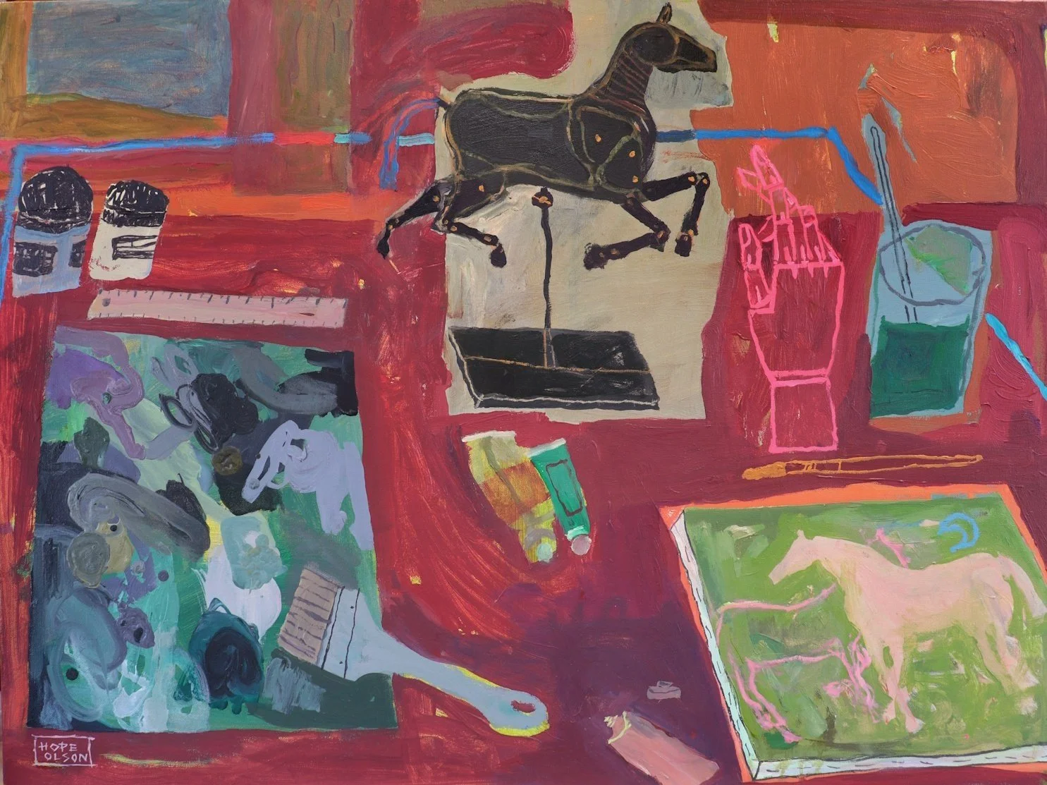 "Artist's Table iii"