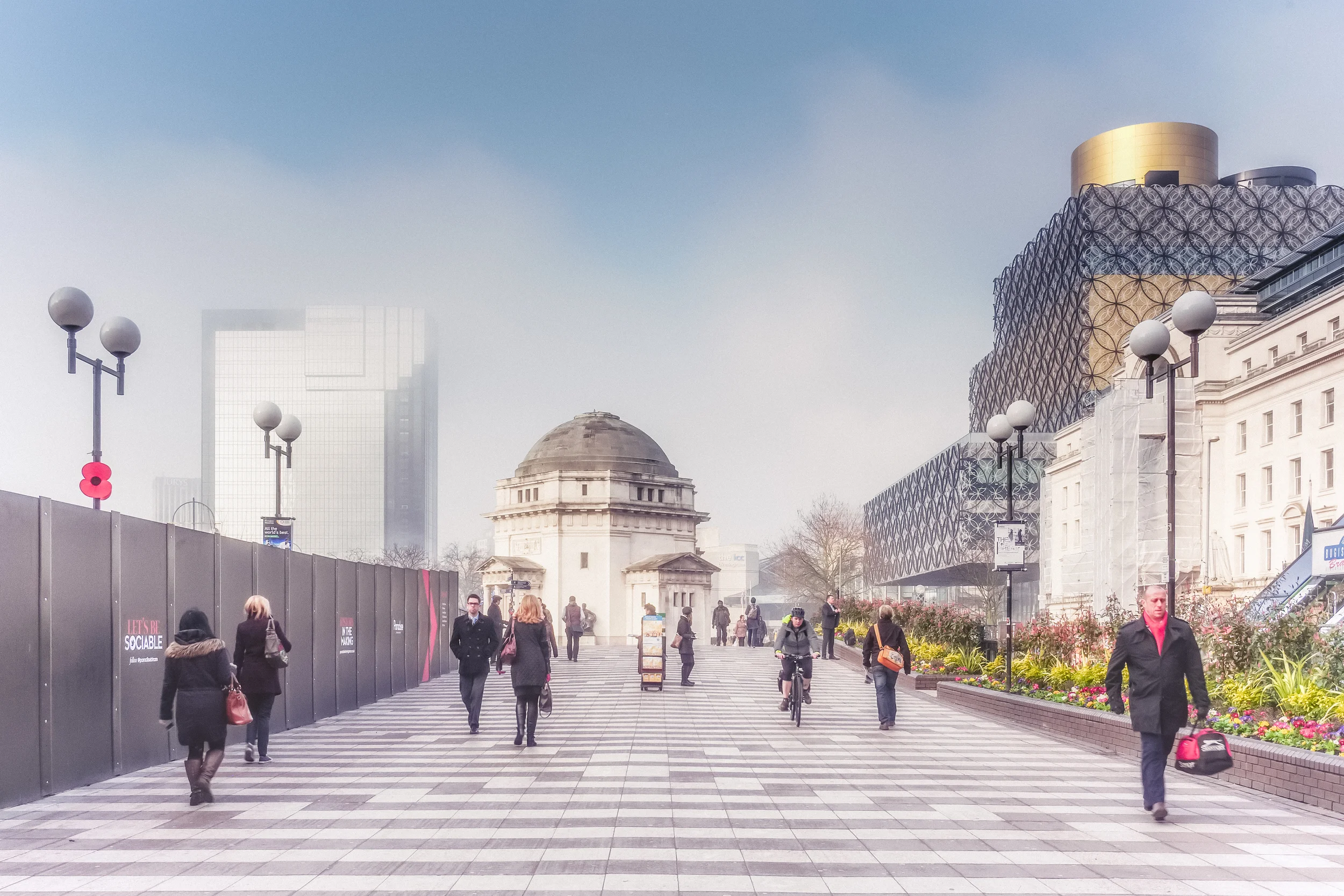 Mist Drifts Across Centenary Square