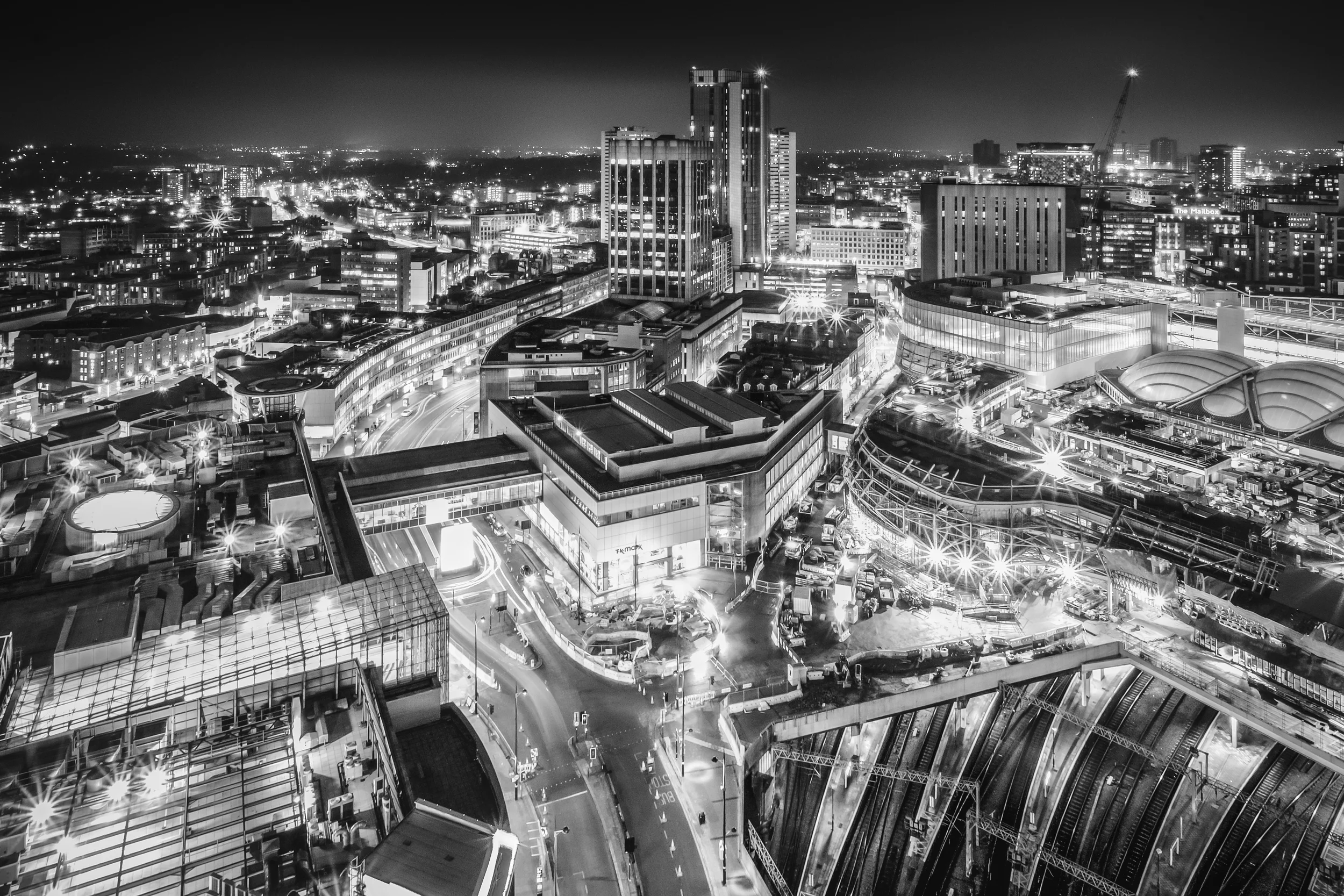 Birmingham Skyline at Night