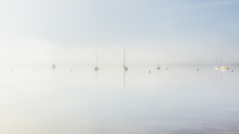 Lake Windermere in the Mist