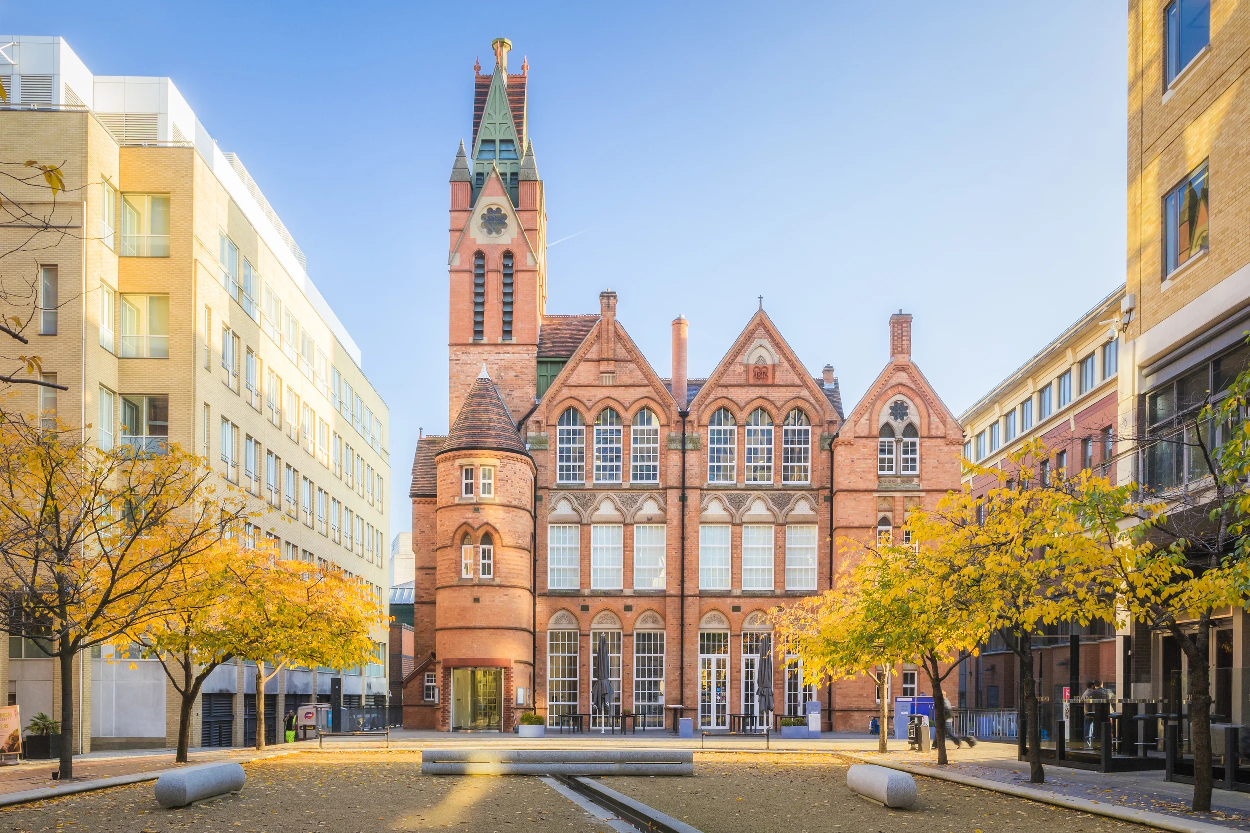 Autumn Colours outside of the Ikon Gallery