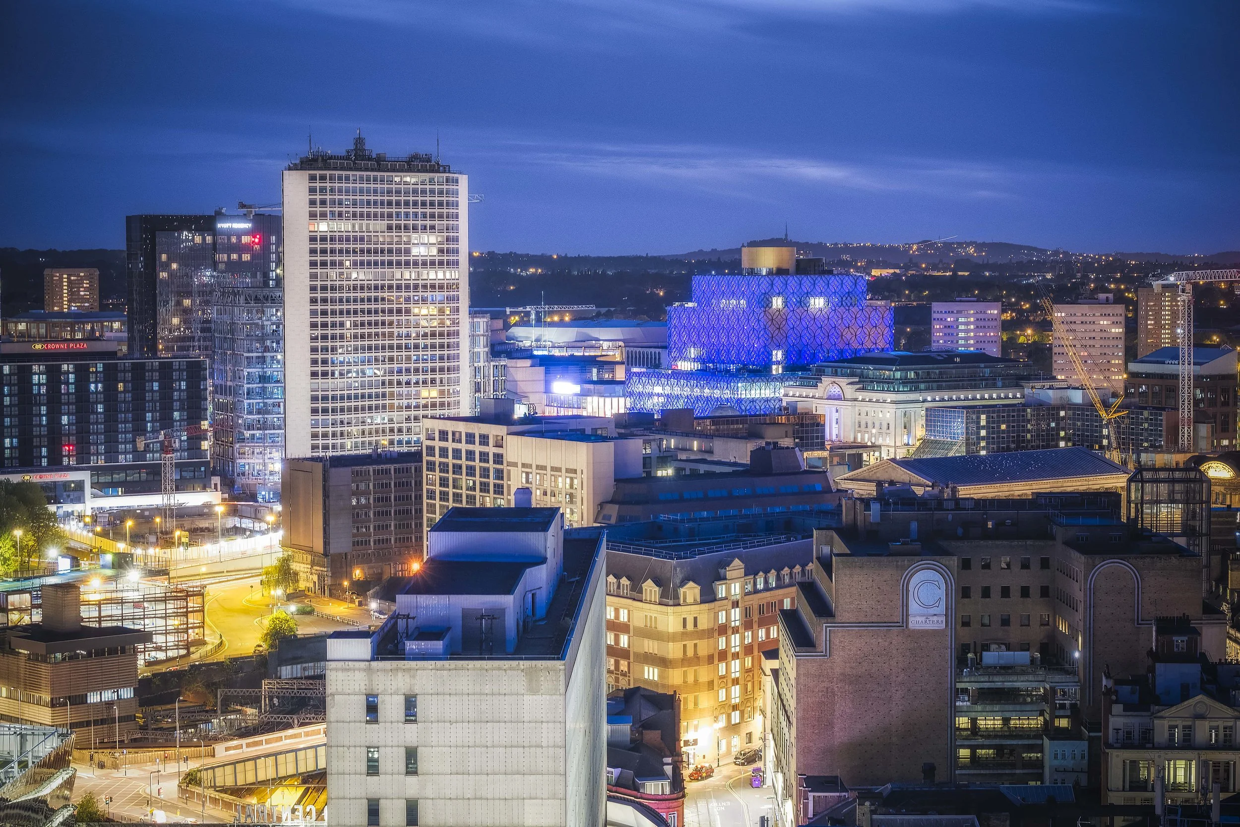 View over Brum from the Rotunda. Viewpoint courtesy of the lovely folk over at Staying Cool .