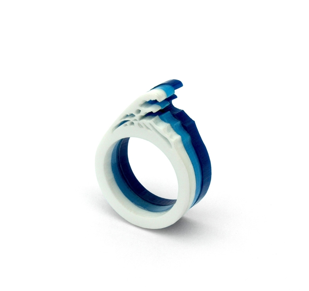 Wave Ring (Enamel) — Clive Roddy