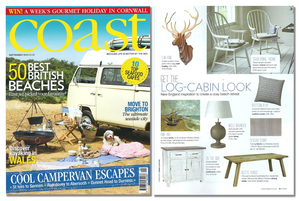 'Stag Head Trophy' featured in "Coast' magazine. Published in August 2016. UK.