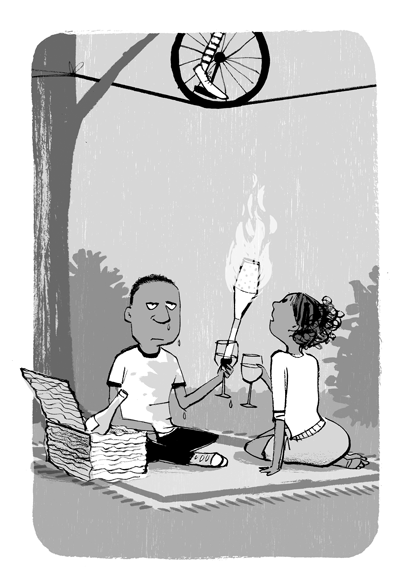 circusised noun Having your enjoyment of a pleasant summer day in the park brutally cut short by the arrival of a troupe of amateur jugglers and acrobats, rehousing their jesters' skills a little too close for comfort. The pleasure they have taken from you can never be recovered.