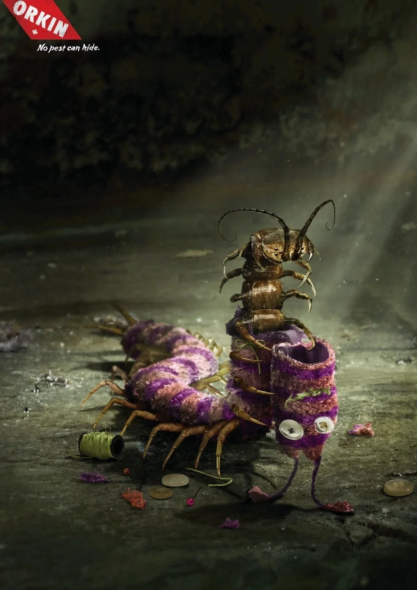 Featured in Luerzer's Archive Agency • Rethink Client • Orkin Art Director • Joel Arbez Photographer • Philip Rostron CGI and imaging • Brad Pickard