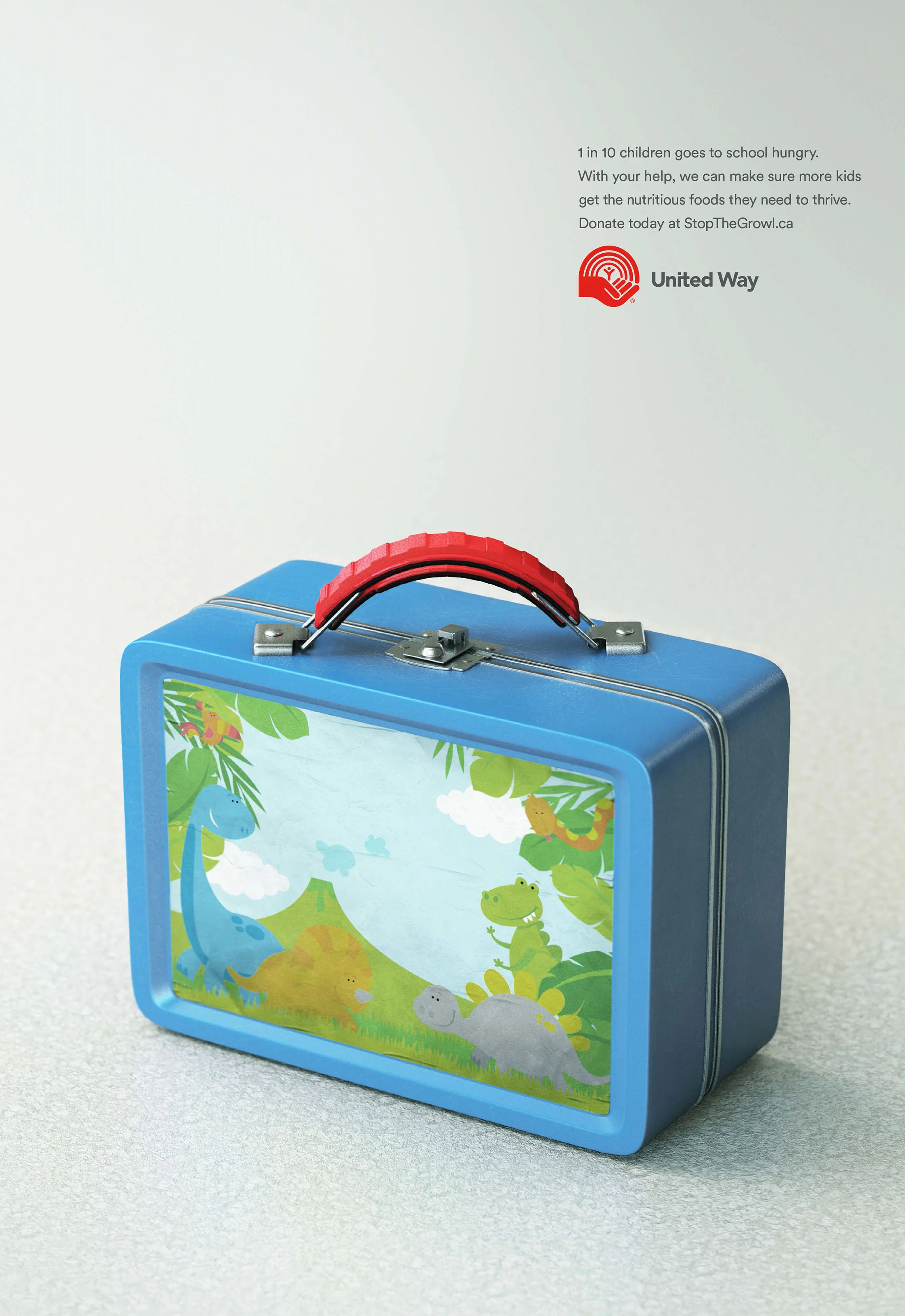 Client • United Way Agency • 123w Art Director • Rob Sweetman / Kate Roland CGI • Brad Pickard