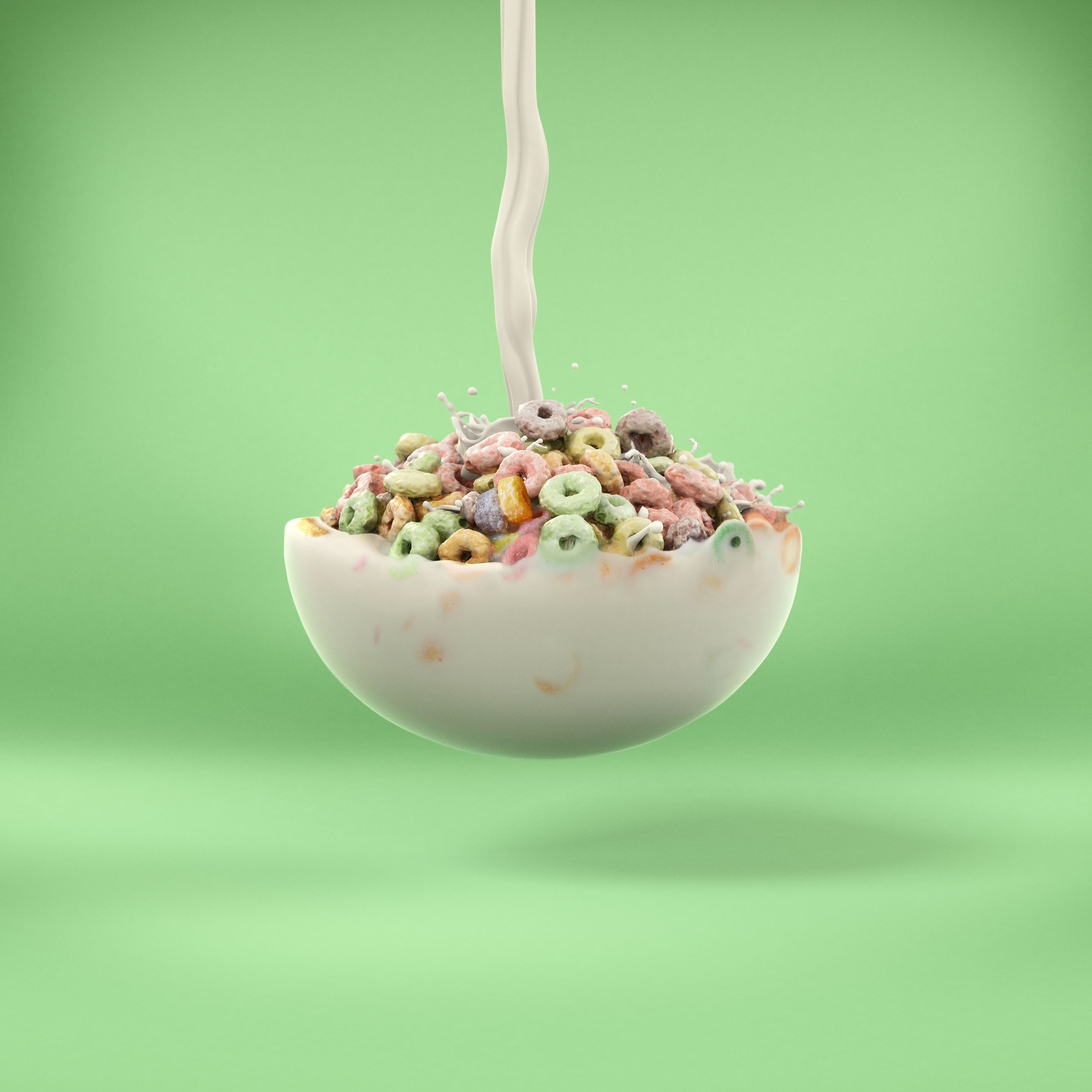  Cereal without the bowl  CGI exploration 