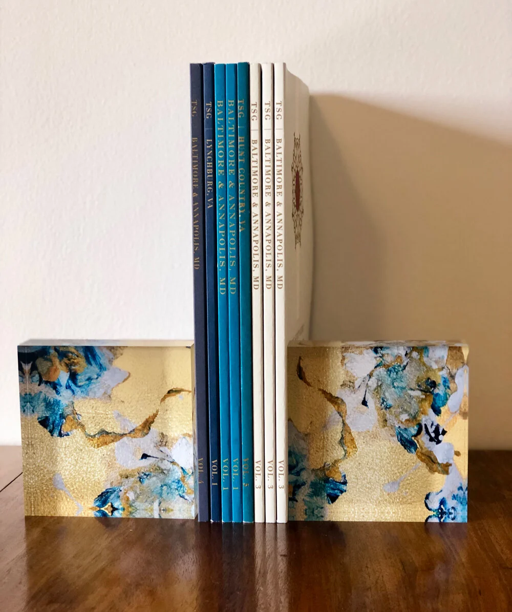 Floral Acrylic Blocks