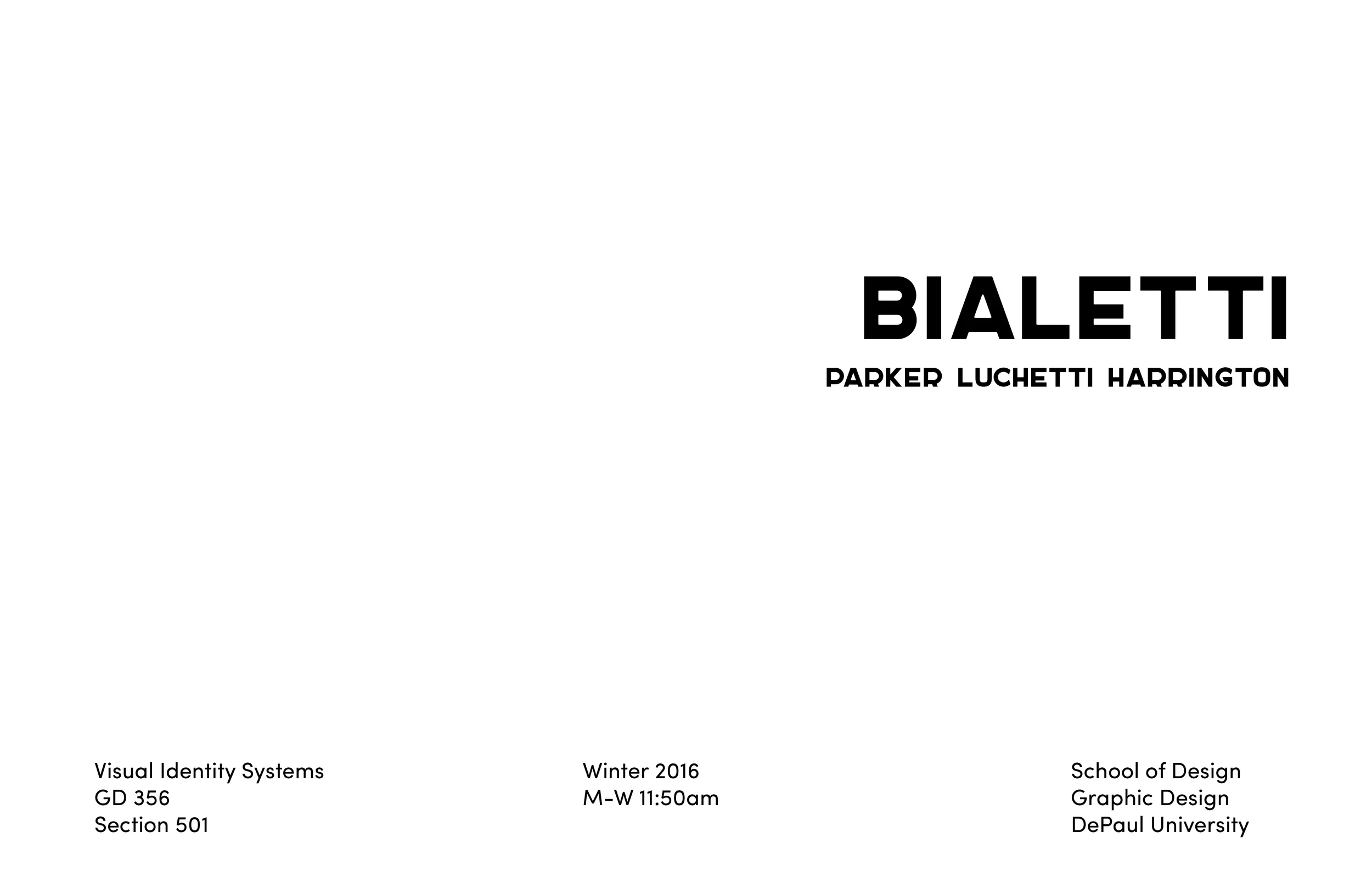 Bialetti Identity Book