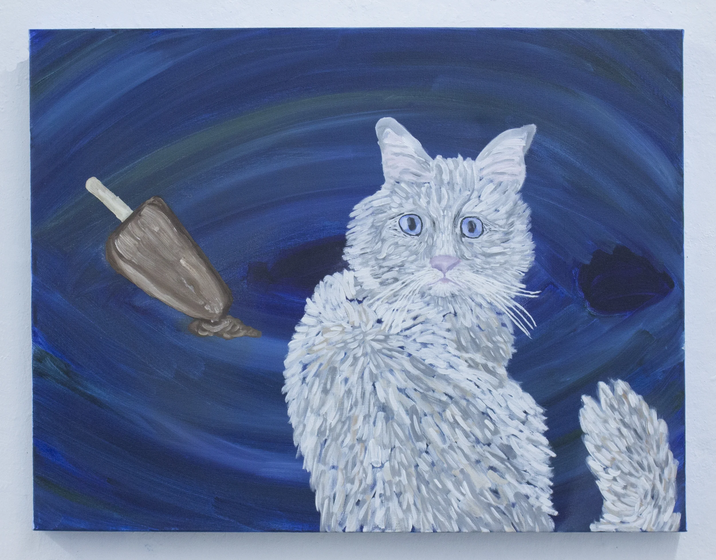 You Want It, 2014, oil on canvas, 26 by 34, private collection