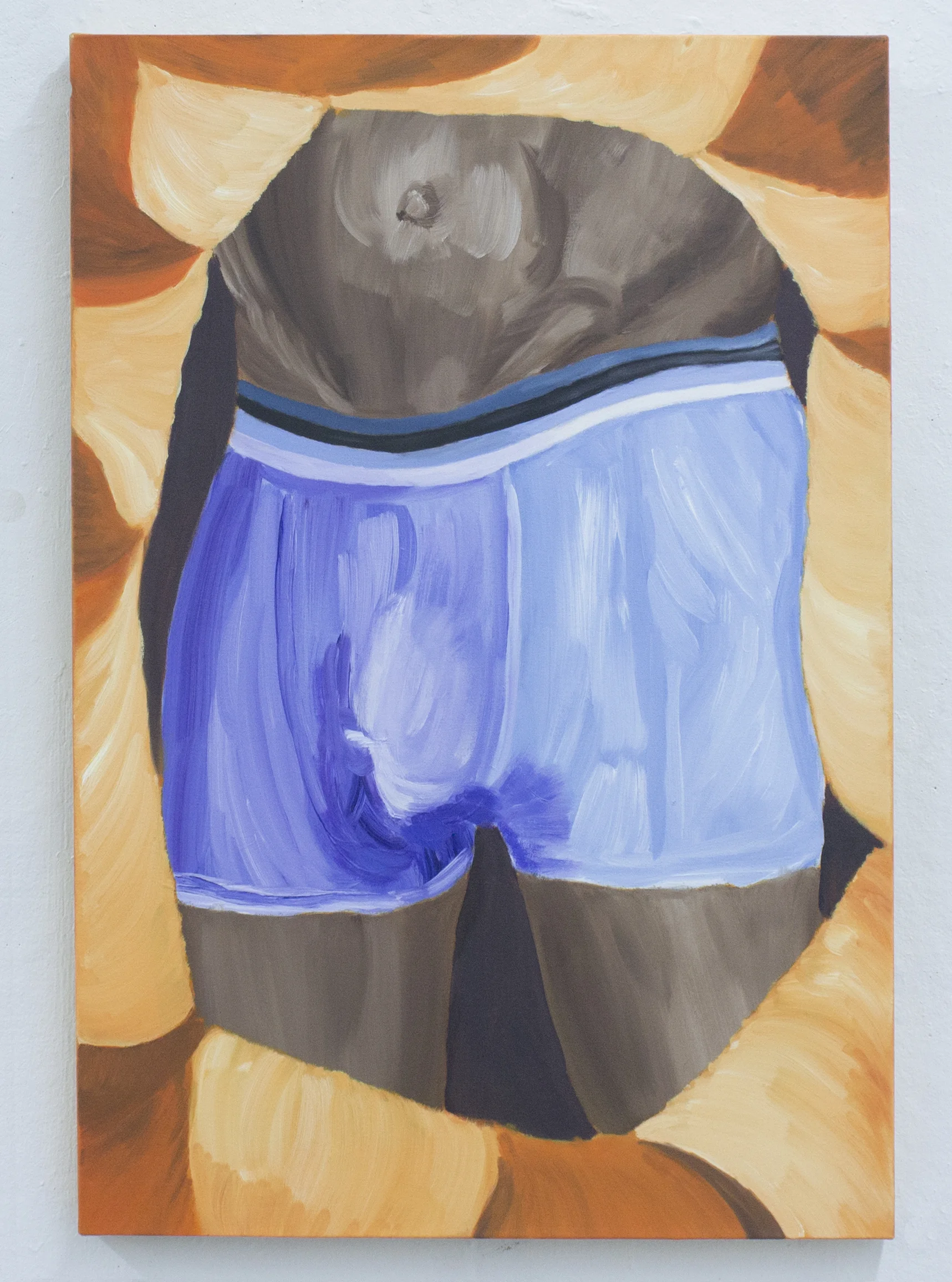 So I Told Him I Was A Dick Woman, 2013, oil on canvas, 24 by 36, private collection