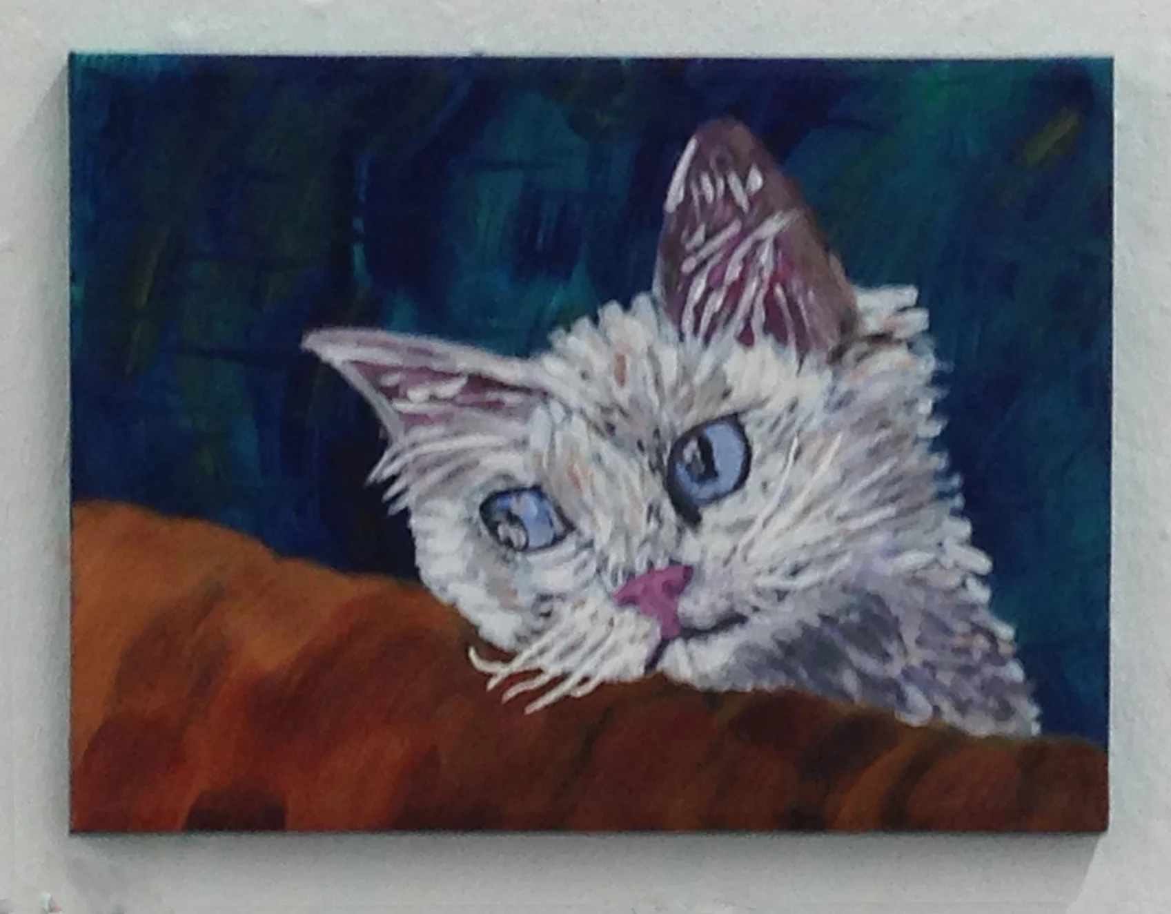 I Said No, 2014, oil on canvas, 11 by 14, private collection