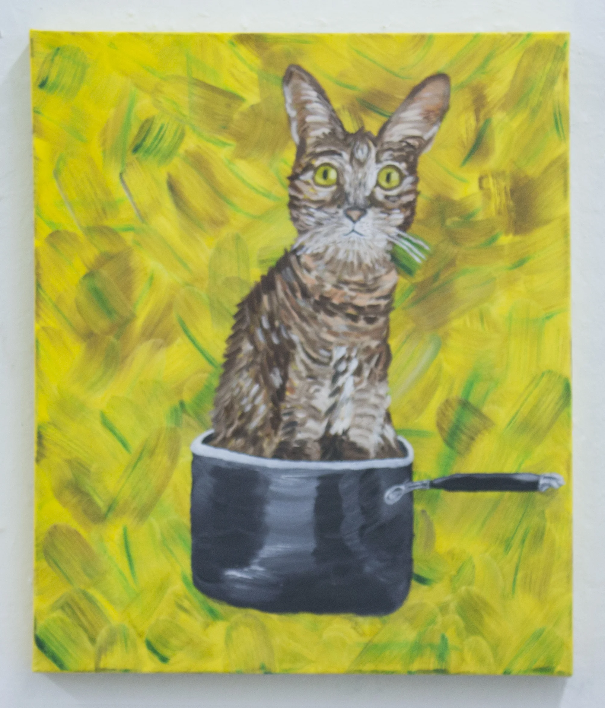 I Wanna Wife You (right panel), 2014, oil on canvas, 20 by 24, private collection