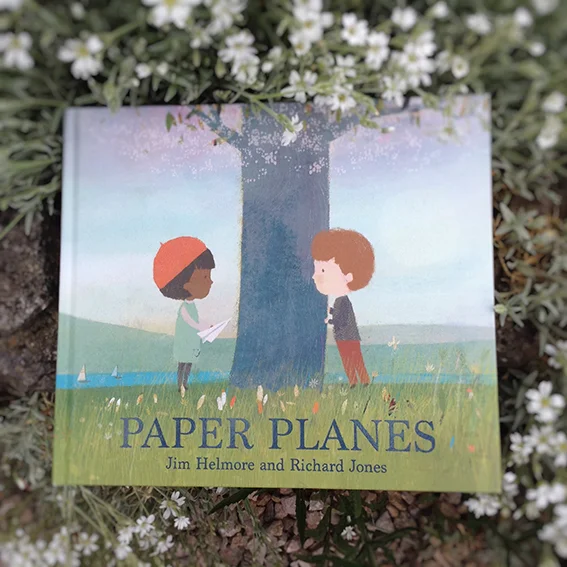 Paper Planes is our sort-of follow up book to The Snow Lion which published in the autumn of 2017. Jim’s stories always seem to radiate such warmth and sensitivity and Paper Planes is no exception. I loved it from the first reading.