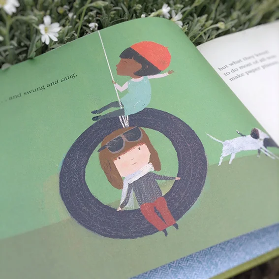 Mia and Ben are happy until one day they hear Ben’s family is moving away. It’s a heartbreaking twist in the story and Jim captures perfectly that moment I’m sure we all experienced as children, when certainty and routine is taken away and the World suddenly makes less sense than it did.