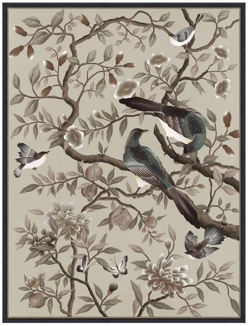 Interiors Advent Calendar - Diane Hill Design Felicity Print Neutral Chinoiserie Artwork - Masha Shapiro Agency UK.jpg