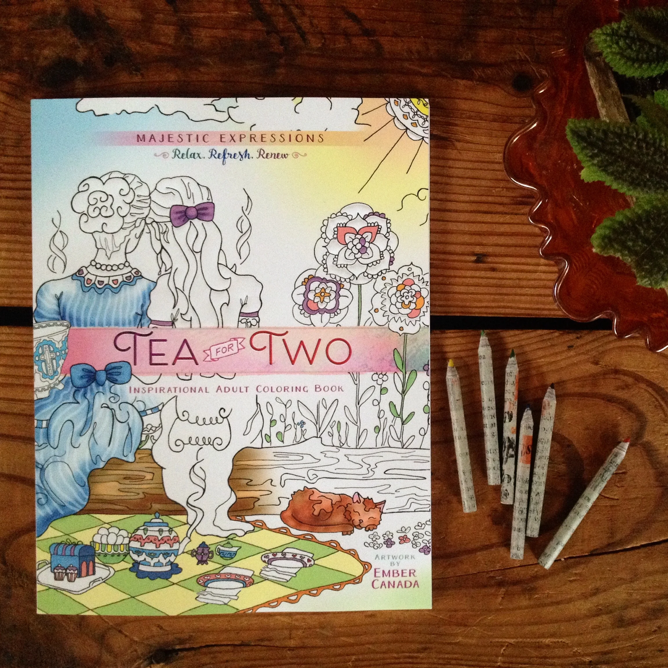 45 Illustrations, Adult Coloring book