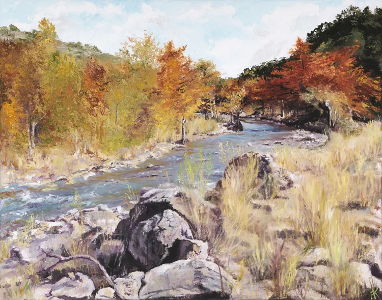"Autumn" 22 x 28 inch, oil on canvas. .