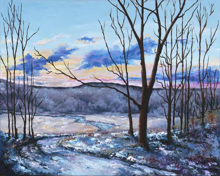 "Winter" 24 x 30 inch, oil on canvas.