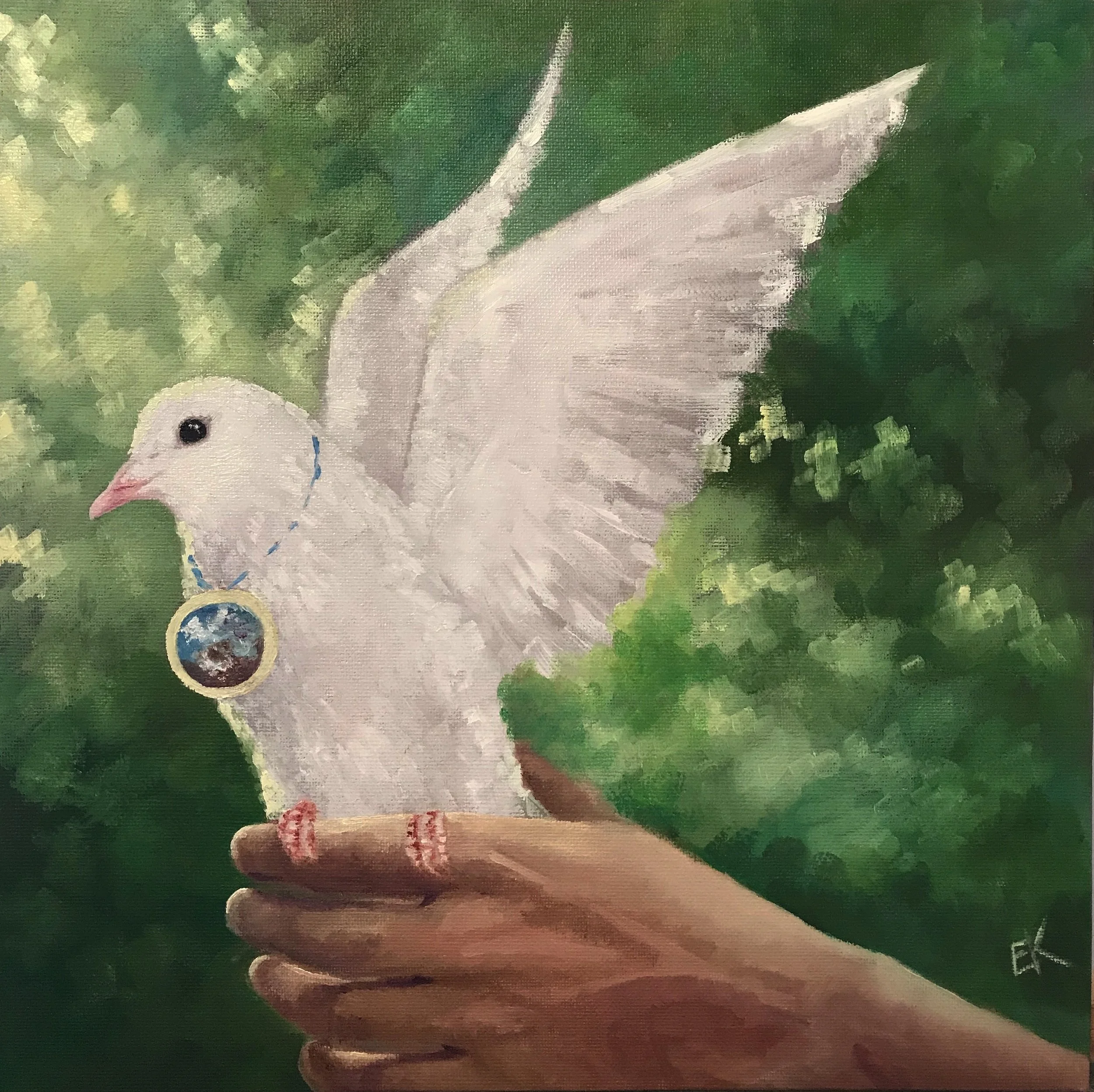 John 20:21 oil on panel SOLD