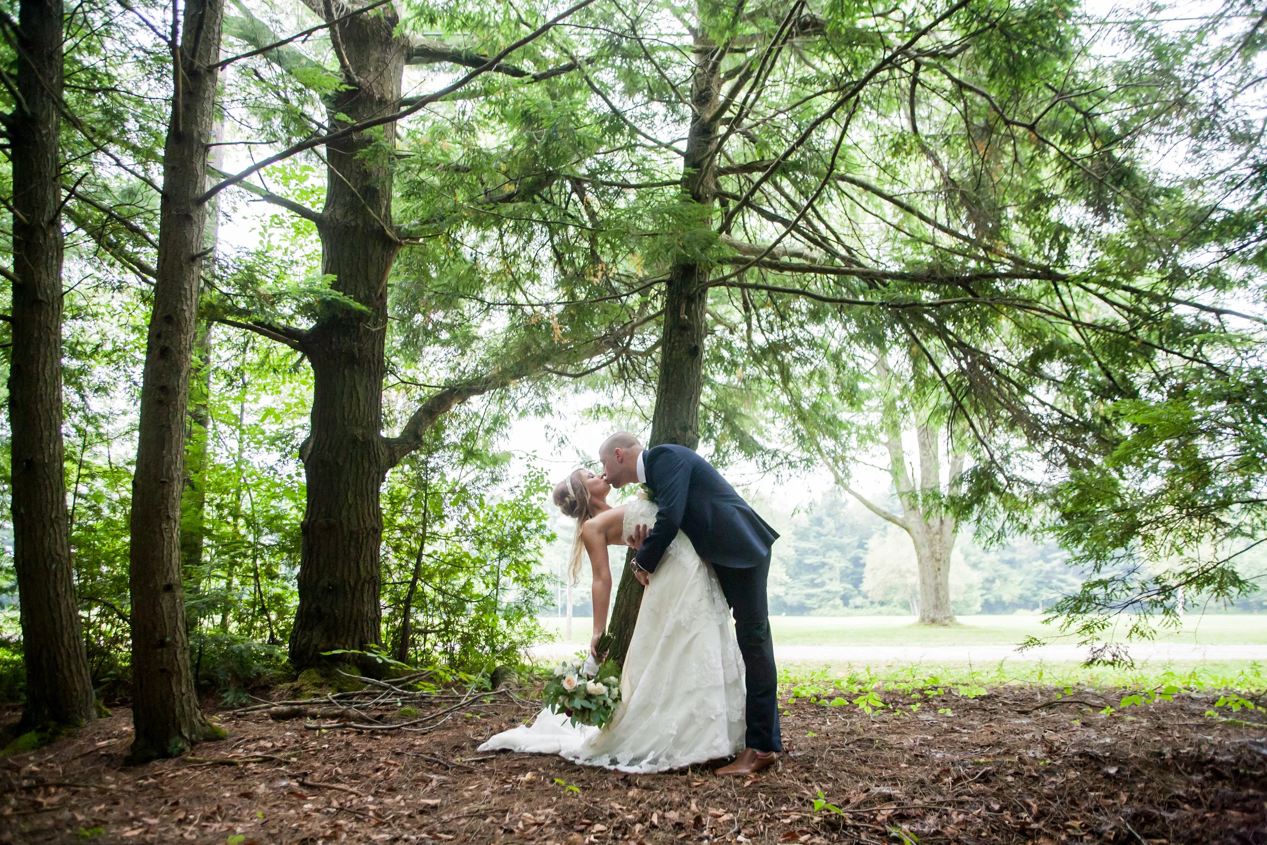 Killer Wedding Day Portraits - Elizabeth & David - Carsonville, Michigan