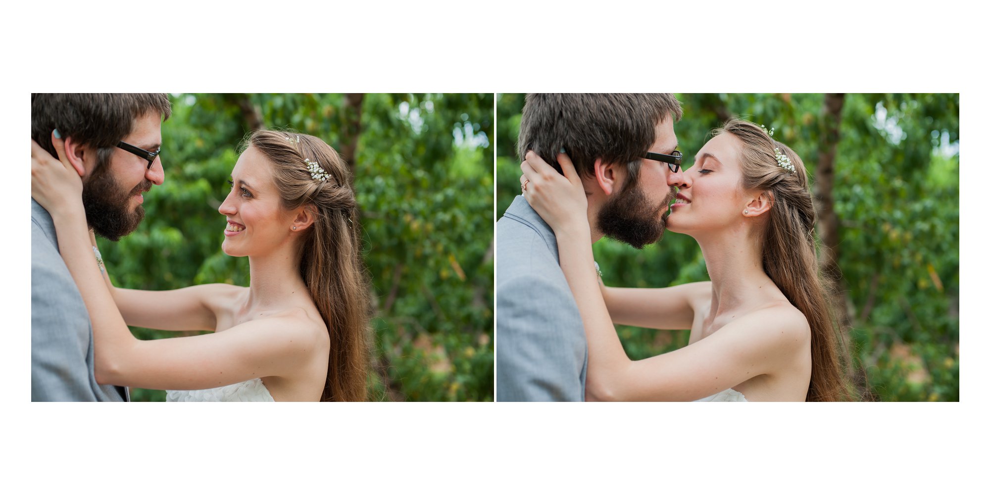 (Same pose as above, variation on crop) "Angela, slowly come in for a soft kiss" 