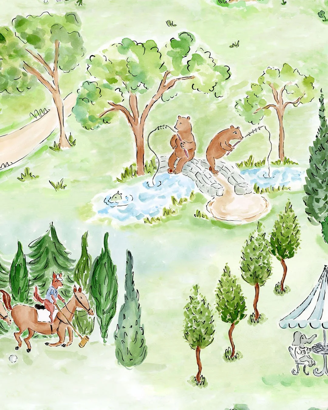  Green Planet Print Animal Sport Mural | Spring 2026 